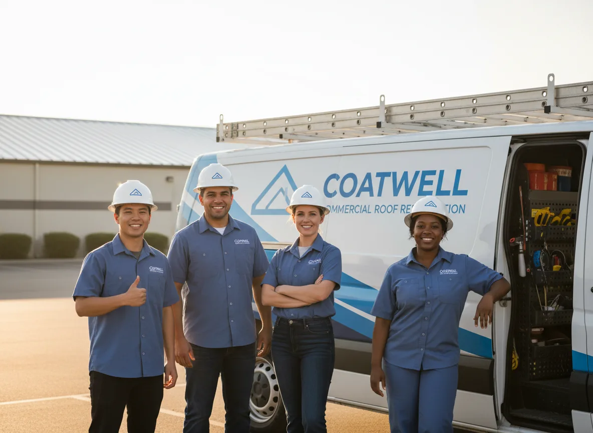Commercial roof coating company in Clubb, MO